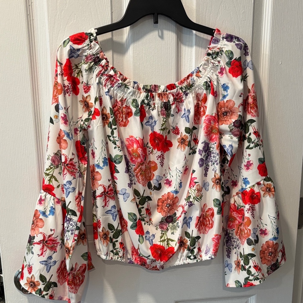 Floral Women's Top - Multicolor